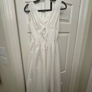 White Midi Dress
